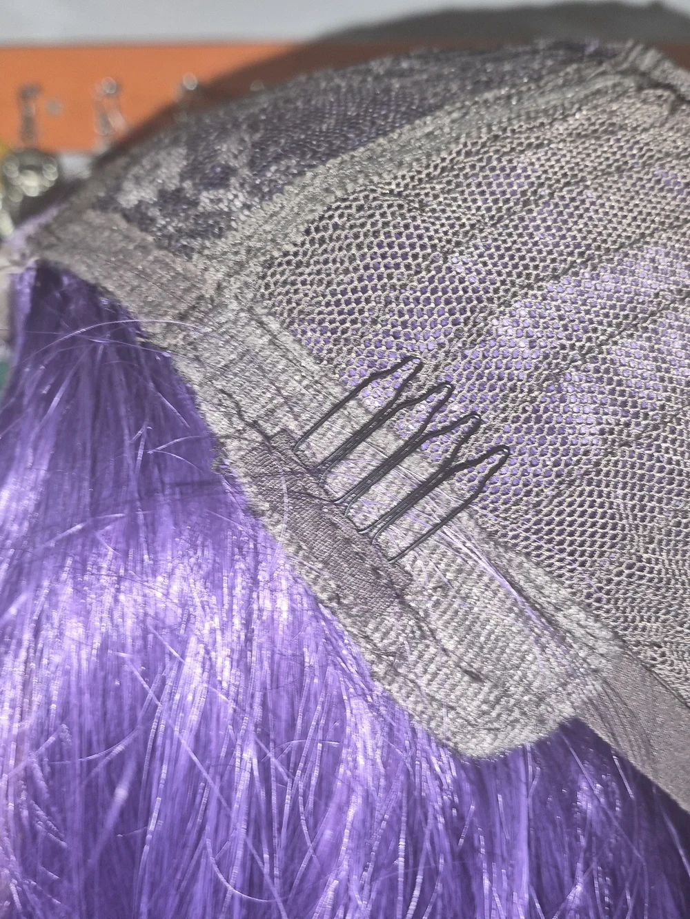 Purple Lace Front Women’s Wig - Synthetic Hair
